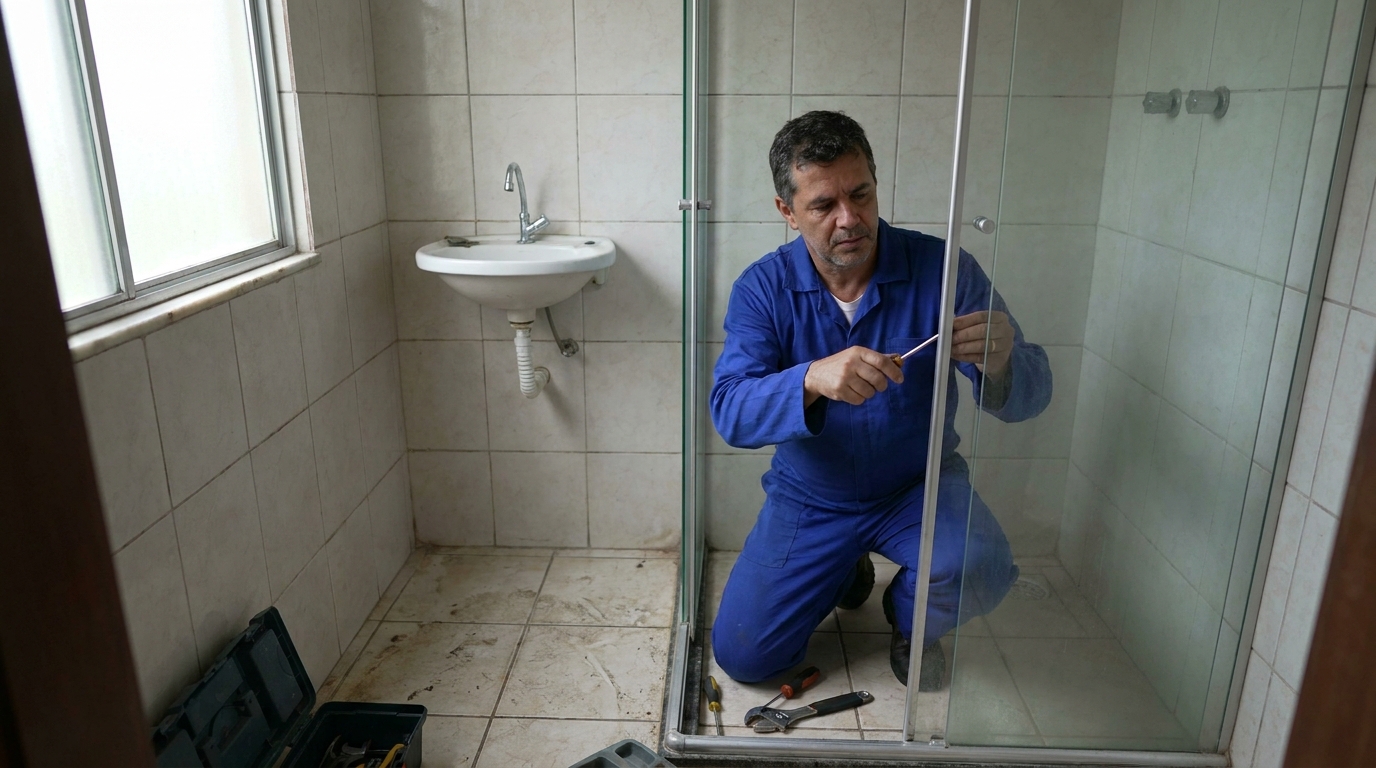 Troca de Roldanas e Trilhos em Cotia‑SP